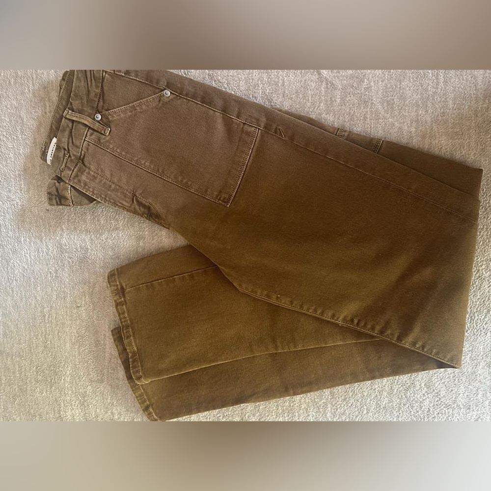 Good American brown cargo pants bootcut